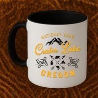 National Park Crater Lake Oregon Since 1902 Coffee Mug thumb 2