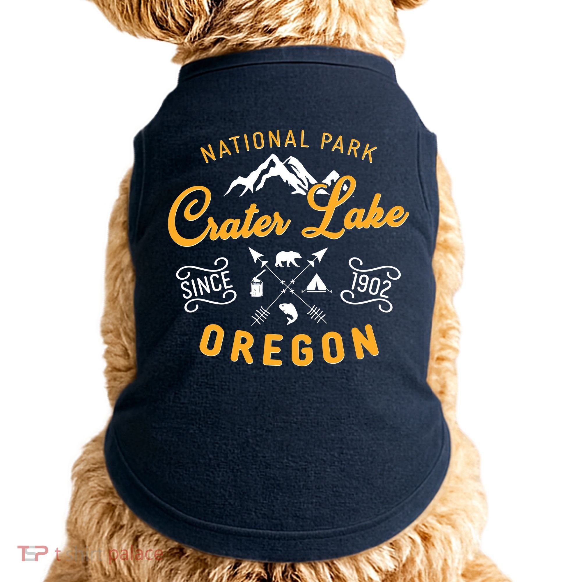 National Park Crater Lake Oregon Since 1902 Doggie Tank
