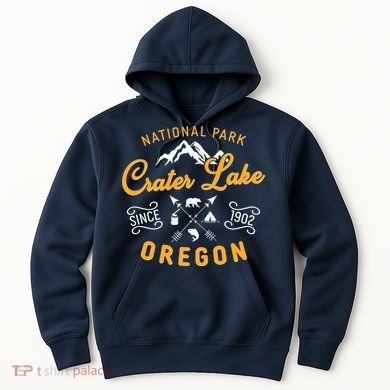 National Park Crater Lake Oregon Since 1902 Hoodie