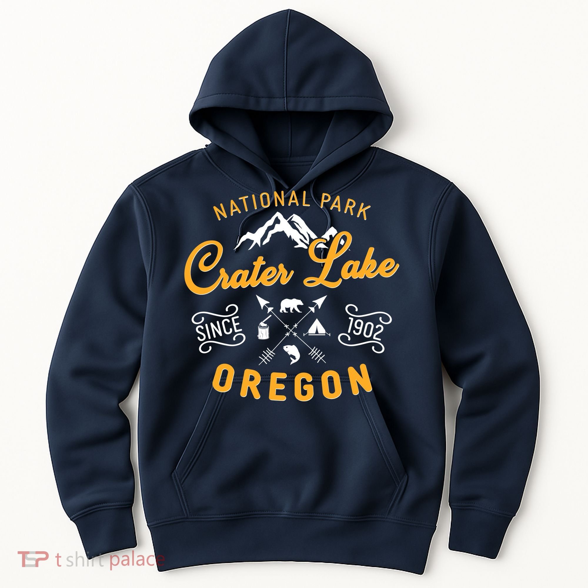 National Park Crater Lake Oregon Since 1902 Hoodie