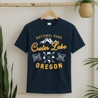 National Park Crater Lake Oregon Since 1902 T-Shirt thumb 2