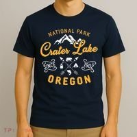 National Park Crater Lake Oregon Since 1902 T-Shirt thumb 3