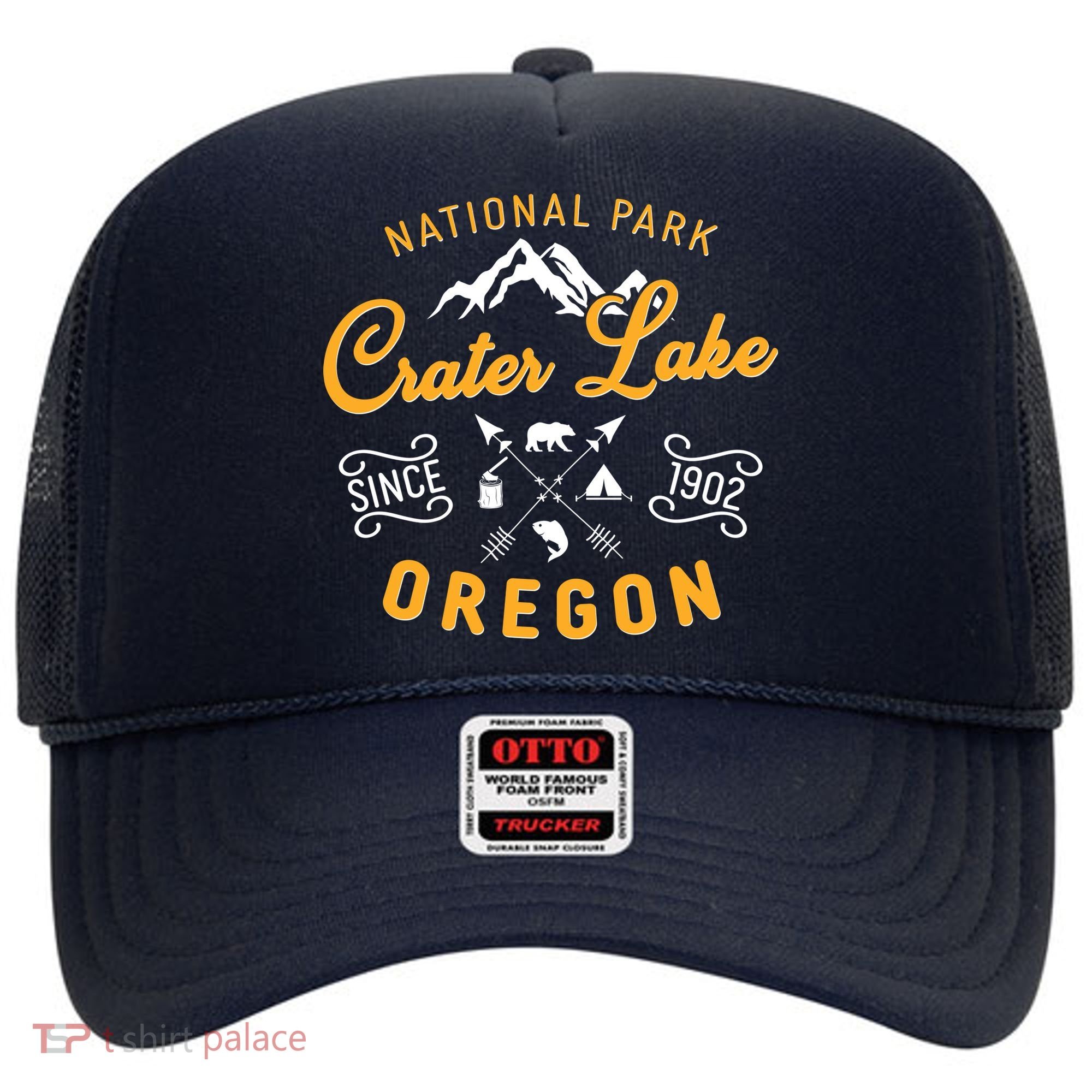 National Park Crater Lake Oregon Since 1902 Hat