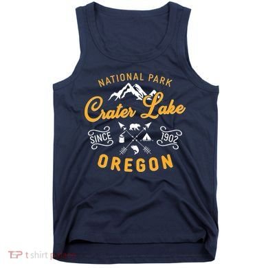 National Park Crater Lake Oregon Since 1902 Tank Top