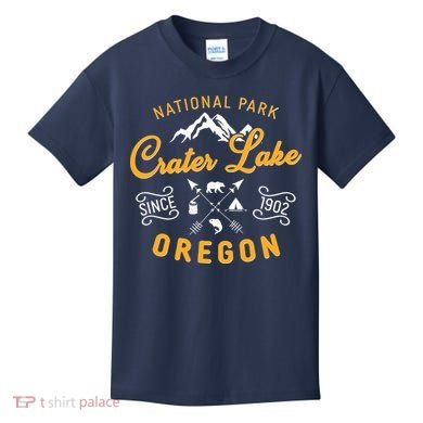 National Park Crater Lake Oregon Since 1902 Kids T-Shirt