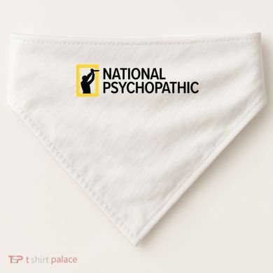 National Psychopathic USA-Made Doggie Bandana