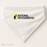 National Psychopathic USA-Made Doggie Bandana thumb 0