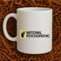 National Psychopathic Coffee Mug thumb 2