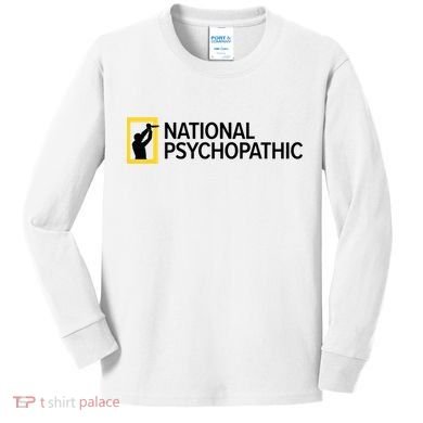 National Psychopathic Kids Long Sleeve Shirt