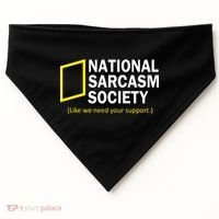 National Sarcasm Society USA-Made Doggie Bandana thumb 0