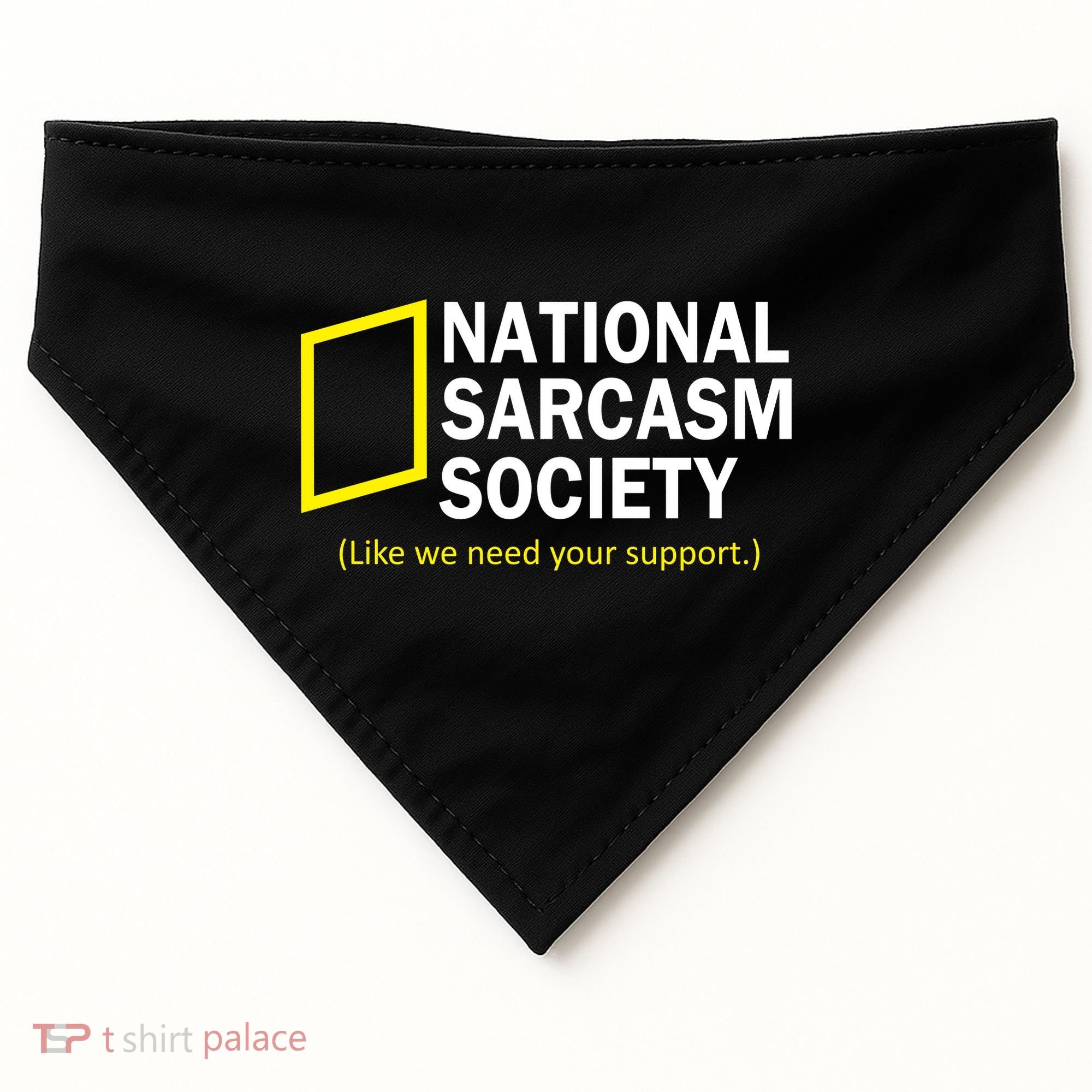 National Sarcasm Society USA-Made Doggie Bandana