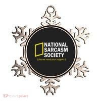 National Sarcasm Society Ornament thumb 0
