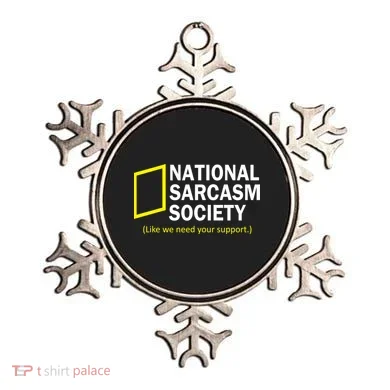 National Sarcasm Society Ornament
