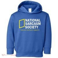 National Sarcasm Society Toddler Hoodie thumb 0