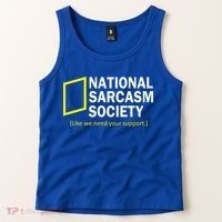 National Sarcasm Society Tank Top thumb 2
