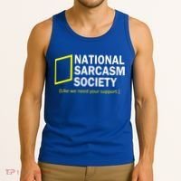 National Sarcasm Society Tank Top thumb 3