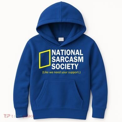 National Sarcasm Society Kids Hoodie