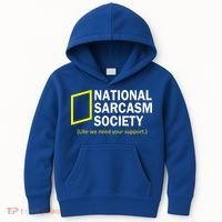 National Sarcasm Society Kids Hoodie thumb 0