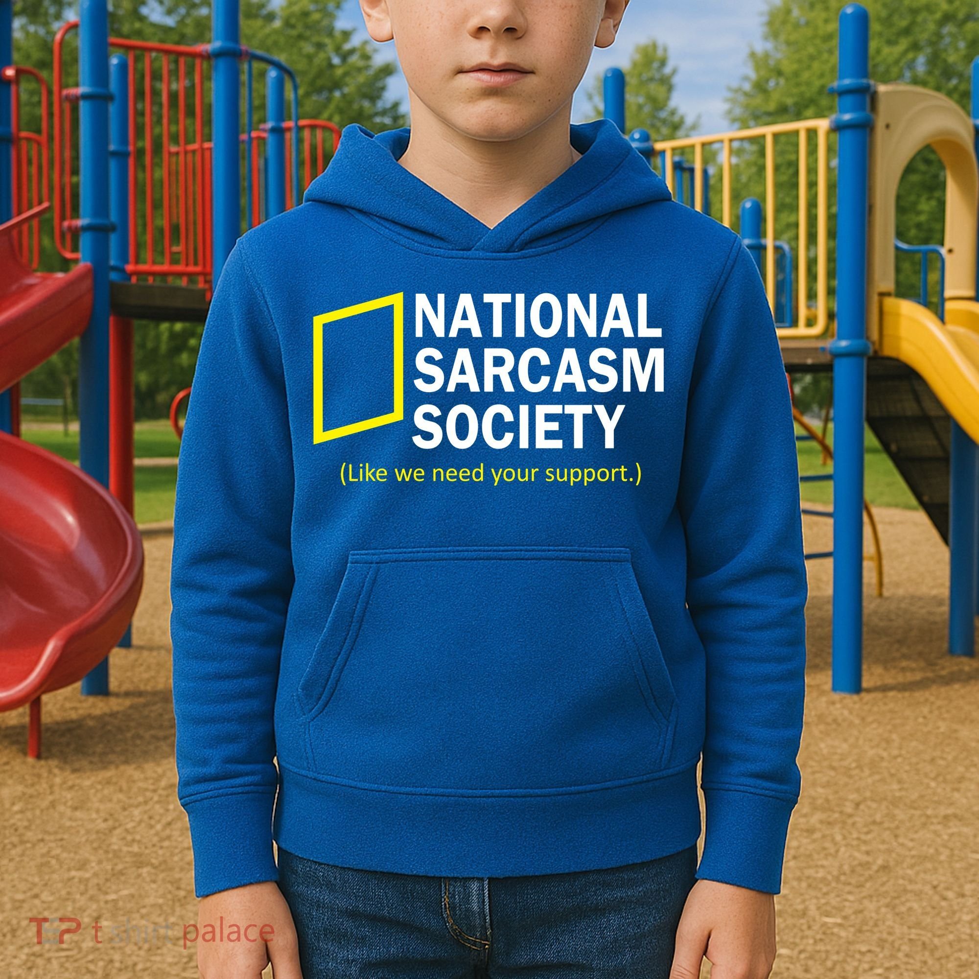 National Sarcasm Society Kids Hoodie