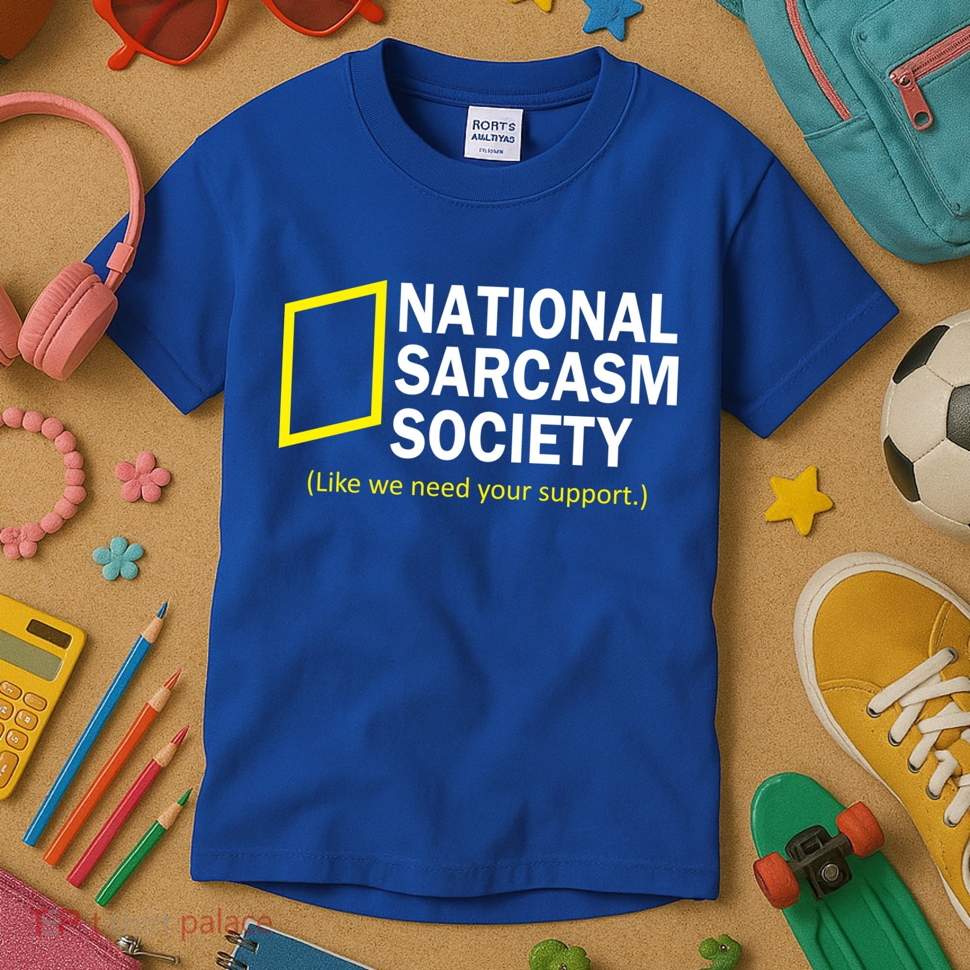National Sarcasm Society Kids T-Shirt