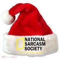 National Sarcasm Society Santa Hat thumb 0