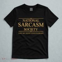 National Sarcasm Society Funny Sarcastic T-Shirt thumb 5