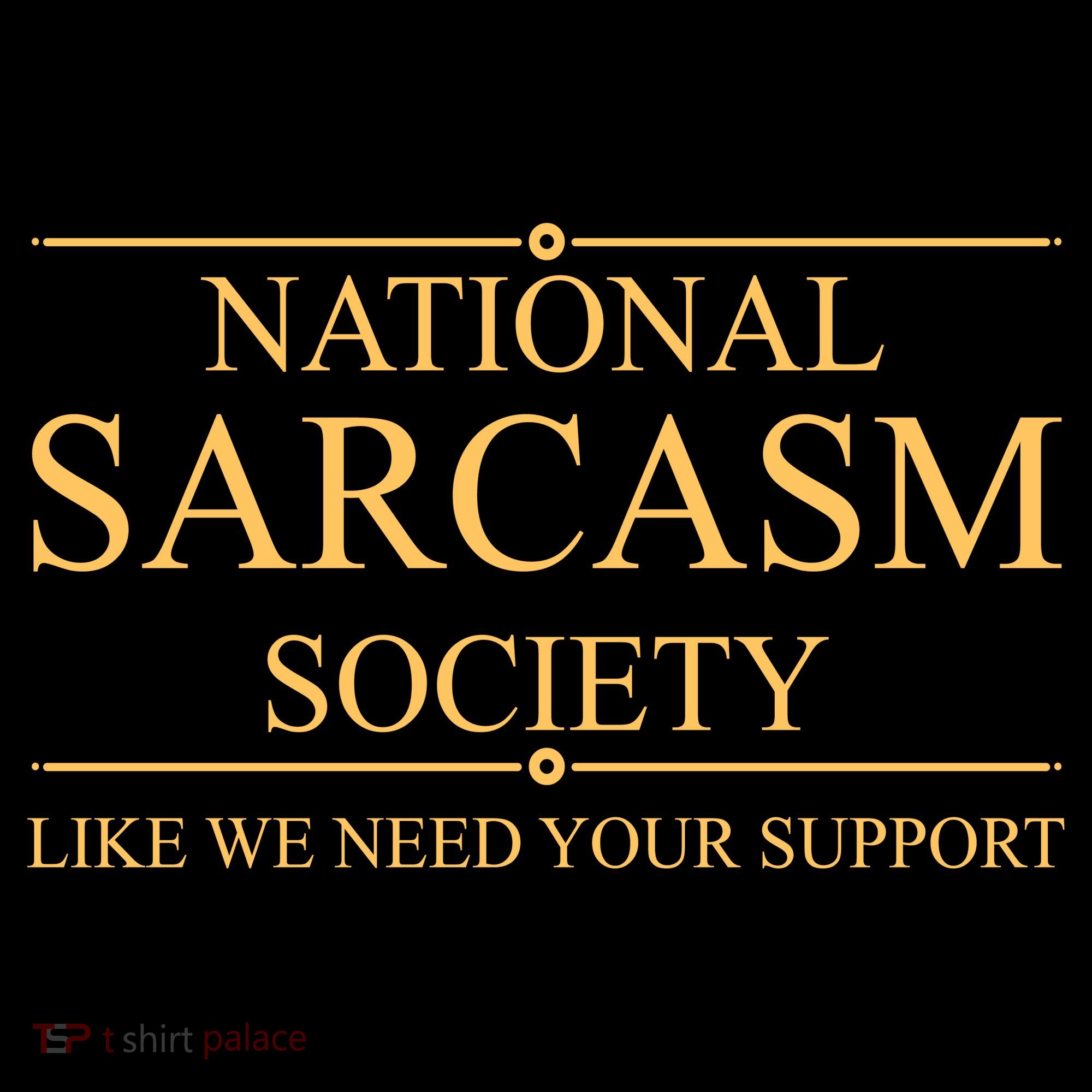 National Sarcasm Society Funny Sarcastic Kids Long Sleeve Shirt