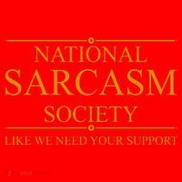 National Sarcasm Society Funny Sarcastic Santa Hat thumb 1