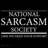 National Sarcasm Society Like We Need Your Support USA-Made Doggie Bandana thumb 2