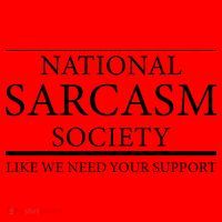 National Sarcasm Society Like We Need Your Support Santa Hat thumb 1