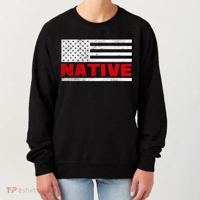 Native American Flag Women's Sweatshirt
