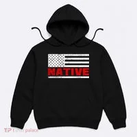Native American Flag Hoodie thumb 0
