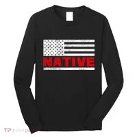 Native American Flag Long Sleeve Shirt thumb 0