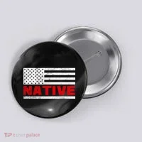 Native American Flag Button thumb 0