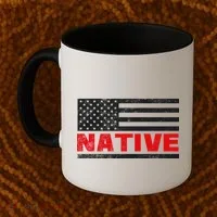 Native American Flag Coffee Mug thumb 2