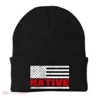Native American Flag Beanie thumb 0