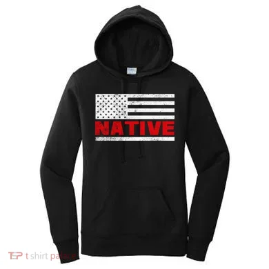 Native American Flag Women's Hoodie