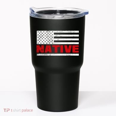 Native American Flag Tumbler