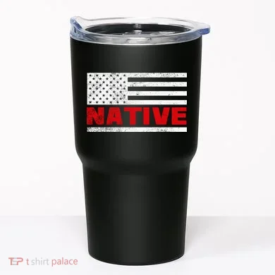 Native American Flag Tumbler