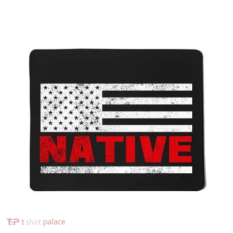 Native American Flag Mousepad in the selected color