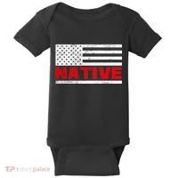 Native American Flag Baby Bodysuit thumb 0