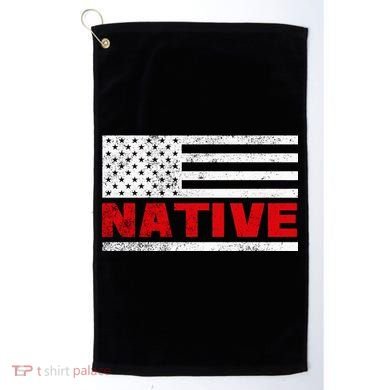 Native American Flag Golf Towel