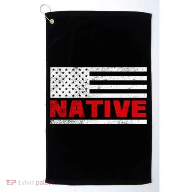 Native American Flag Golf Towel