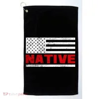 Native American Flag Golf Towel thumb 0