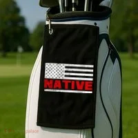 Native American Flag Golf Towel thumb 2