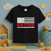 Native American Flag Toddler T-Shirt thumb 3