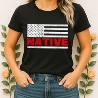 Native American Flag Women's T-Shirt thumb 2