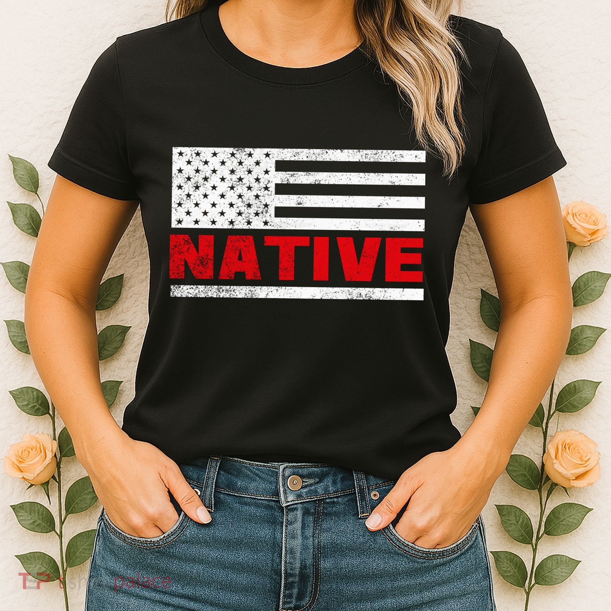 Native American Flag Women's T-Shirt