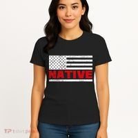 Native American Flag Women's T-Shirt thumb 4