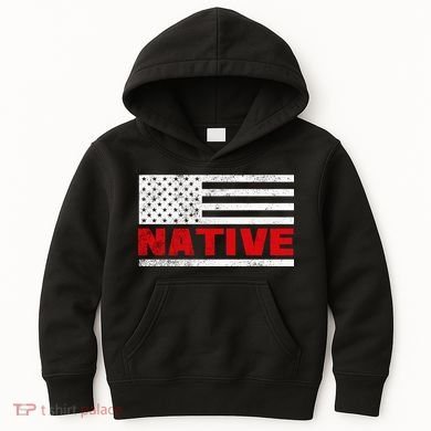 Native American Flag Kids Hoodie